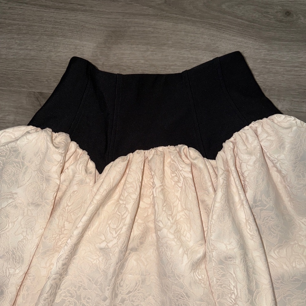 Maeve Basque waist knit Jacquard mini skirt - Picture 8 of 11